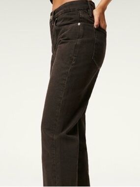Good American High Rise Good Heritage cropped Straight Leg Jeans size 4/27